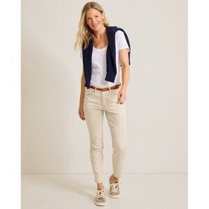 Tommy Bahama Boracay Size 12 Beach High-Rise Ankle Jeans color Moonbeam $148